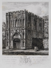 S.W. View of the Abbey Gate, Bury St. Edmunds, Suffolk