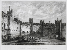 Interior of Framlingham Castle, Suffolk