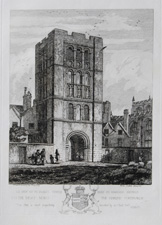S.E. View of St. James's Church, Bury St., Suffolk