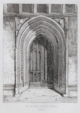 The W. Door of Beccles Church, Suffolk