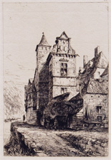 HUY Old Convent on the Meuse PLATE XXIV