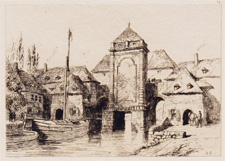 TOURNAI Plate XIV Bridge and Water-Gate