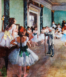 TAKING THE BOW by Degas