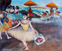 TAKING THE BOW by Degas