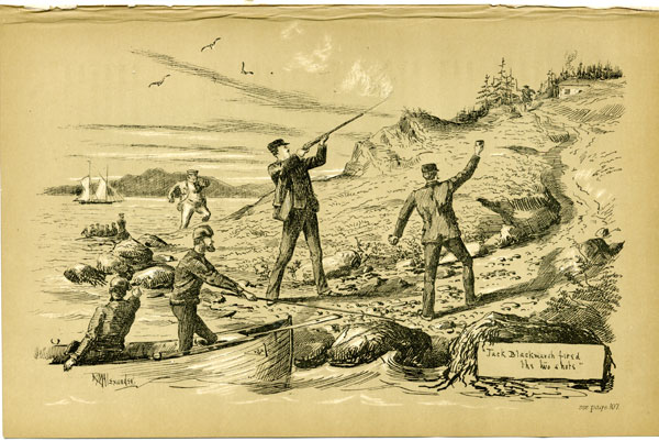 Jack Blackmarsh fired the first shots