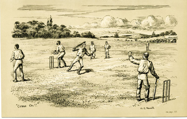 come on!! antique Cricket prints
