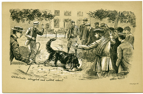 Combatants struggled and rolled about