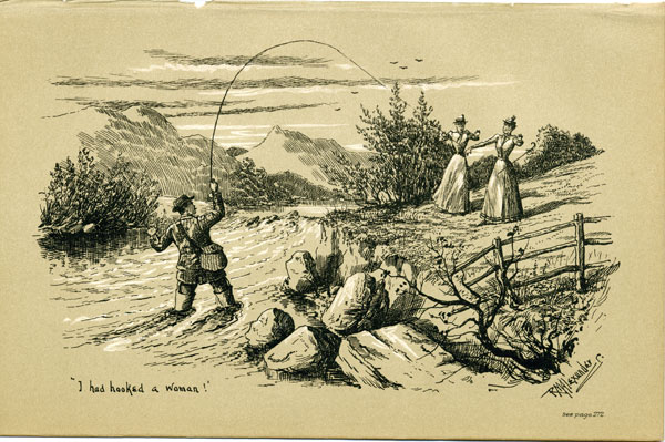I had hooked a woman!