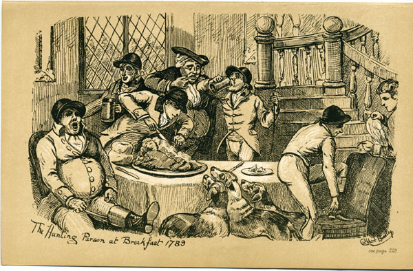 The Hunting Parson at Breakfast 1789