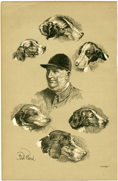 [untitled] Huntsman with dogs