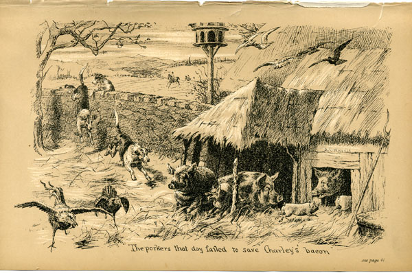 The porkers that day failed to save Charley's bacon