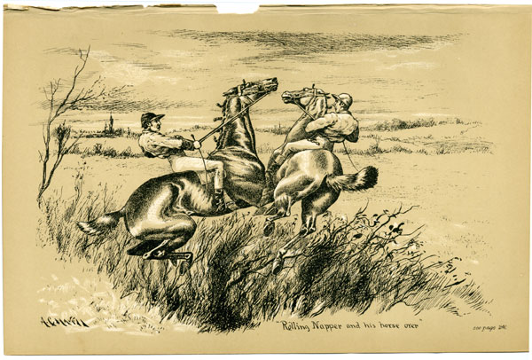 Rolling Napper and his horse over