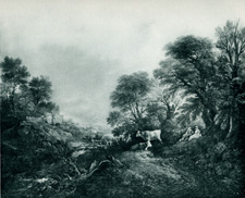 Gainsborough Landscape with cattle cows