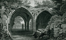 Remains of the Cloisters of Margam Abbey