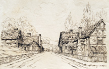 Sketch of unknown village