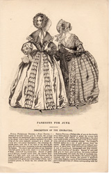 Godey's fashion print