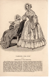 Godey's fashion print