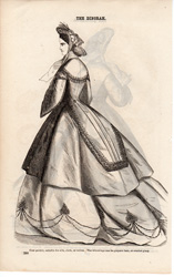 Godey's fashion print