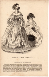 Godey's fashion print