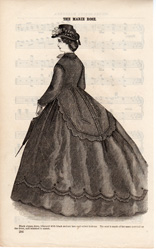 Godey's fashion print