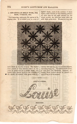 Godey's fashion print