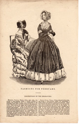 Godey's fashion print