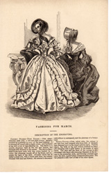 Godey's fashion print