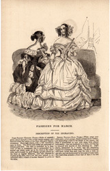 Godey's fashion print