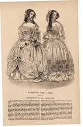 Godey's fashion print