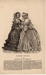 Godey's fashion print