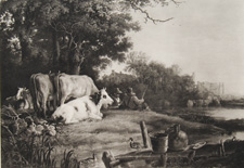 Landscape with Cattle by Aelbert Cuyp