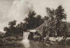 Watermill by Meindert Hobbema