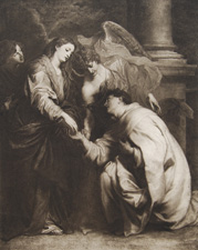 The Blessed Herman Joseph by Sir Anthony van Dyck