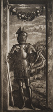 St. George by Andrea Mantegna