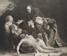The Dead Christ Mourned by Annibale Carracci