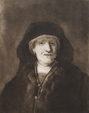 Portrait of an Old Woman by Rembrandt van Rijn