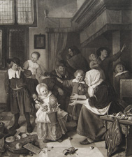 Christmas Eve by Jan Steen