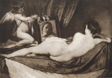 Venus with the Mirror by Don Diego de Silva y Velasquez