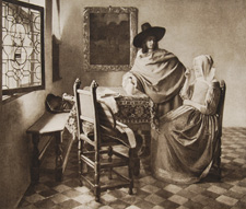 Interior of a Room by Johannes Vermeer of Delft