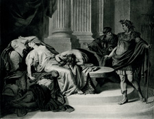 Augustus Caesar and Cleopatra