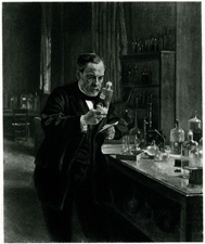 Louis Pasteur in His Laboratory