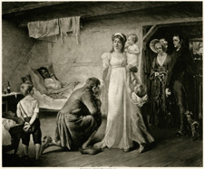 Queen Louise Visiting the Poor