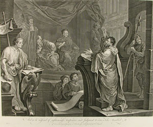 Paul before Felix, plate 3