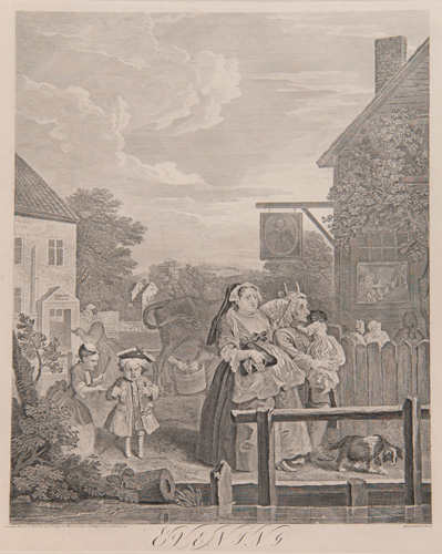 EVENING BY WM HOGARTH