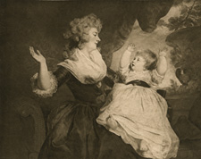 The Duchess of Devonshire and her Daughter by Sir Joshua Reynolds