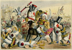 Terrific combat between Richard Coeur de Lion and Saladin
