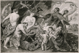 Young Young etching of famous paintings