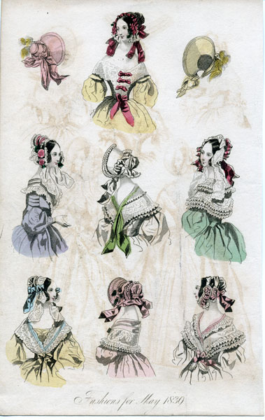 Mayl 1839 women's fashions