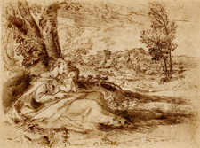 Virgin and Child, with Landscape