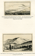 Pendle Hill and Mount Beuvray